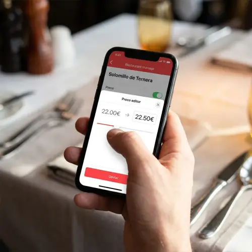 Digital price change interface